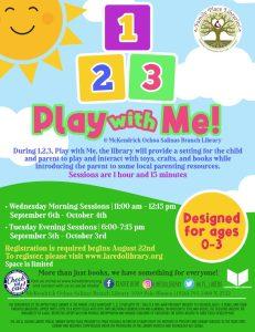 1, 2, 3, Play with me @ MOS