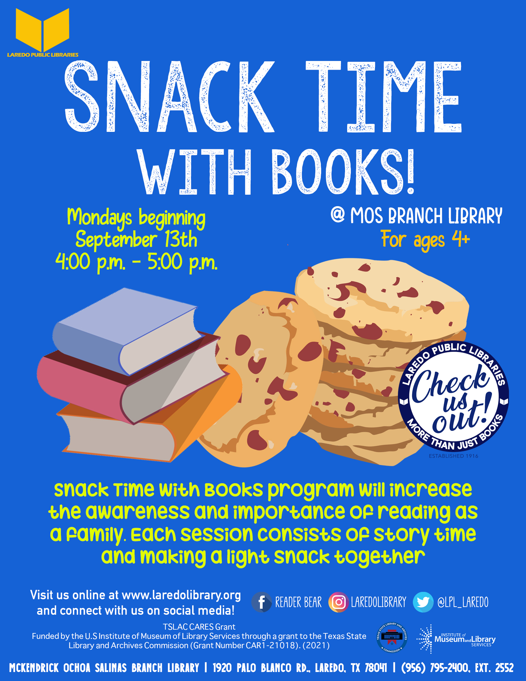 Snack Time with Books!