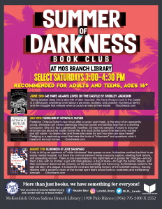 Summer of Darkness Book Club @ McKendrick Ochoa Salinas Branch Library