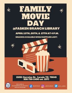 Family Movie Day! @ Barbara Fasken Branch Library