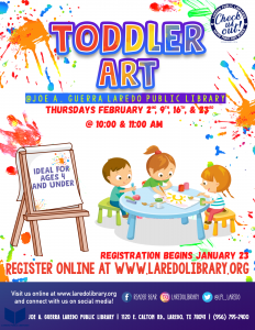 Toddler Art Registration Begins!