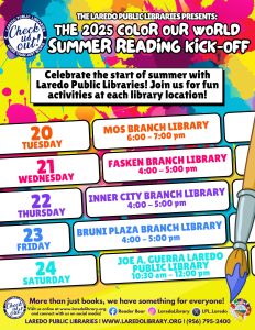Summer Reading Kick-off at Fasken Branch Library @ Barbara Fasken Branch Library