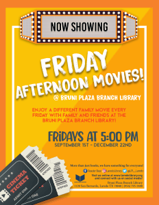 FRIDAY AFTERNOON MOVIES