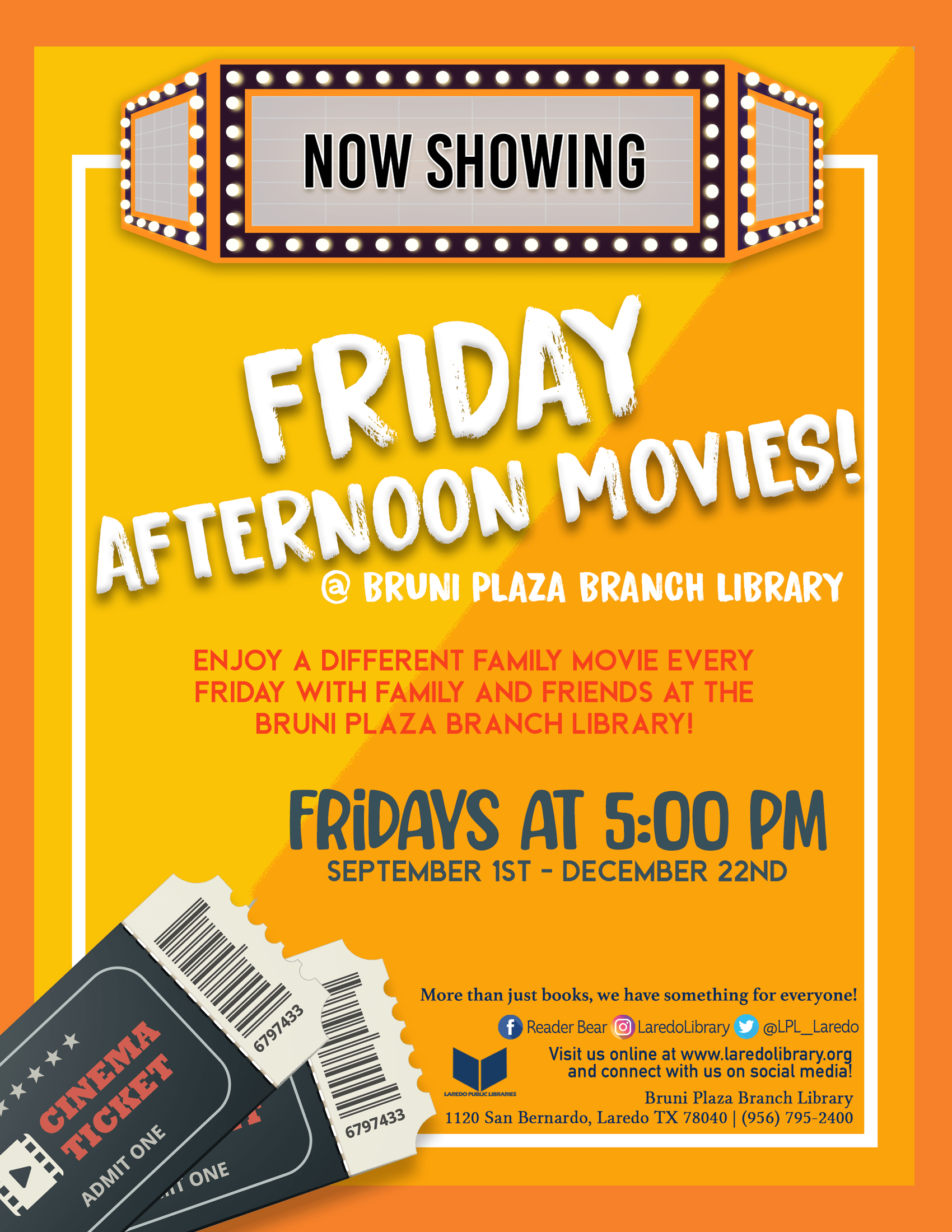 FRIDAY AFTERNOON MOVIES