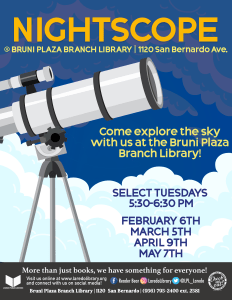 Nightscope @Bruni Plaza Branch Library