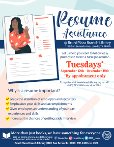 Resume Assistance