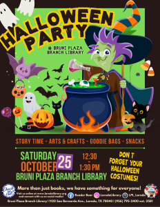 Halloween Party at Bruni Plaza Branch Library