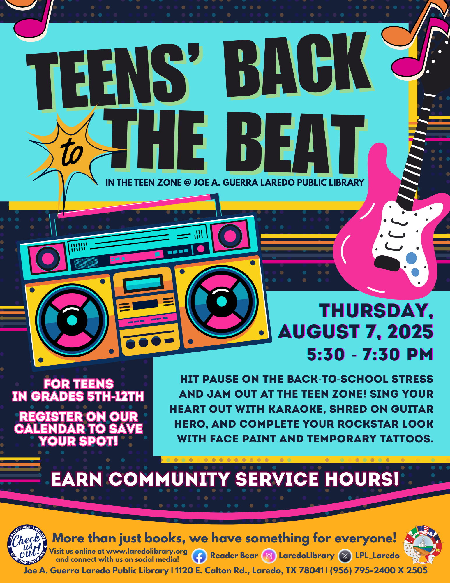 Teens’ Back to the Beat Teens’ Back to the Beat