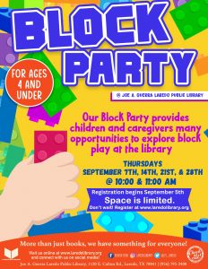Block Party Registration Begins
