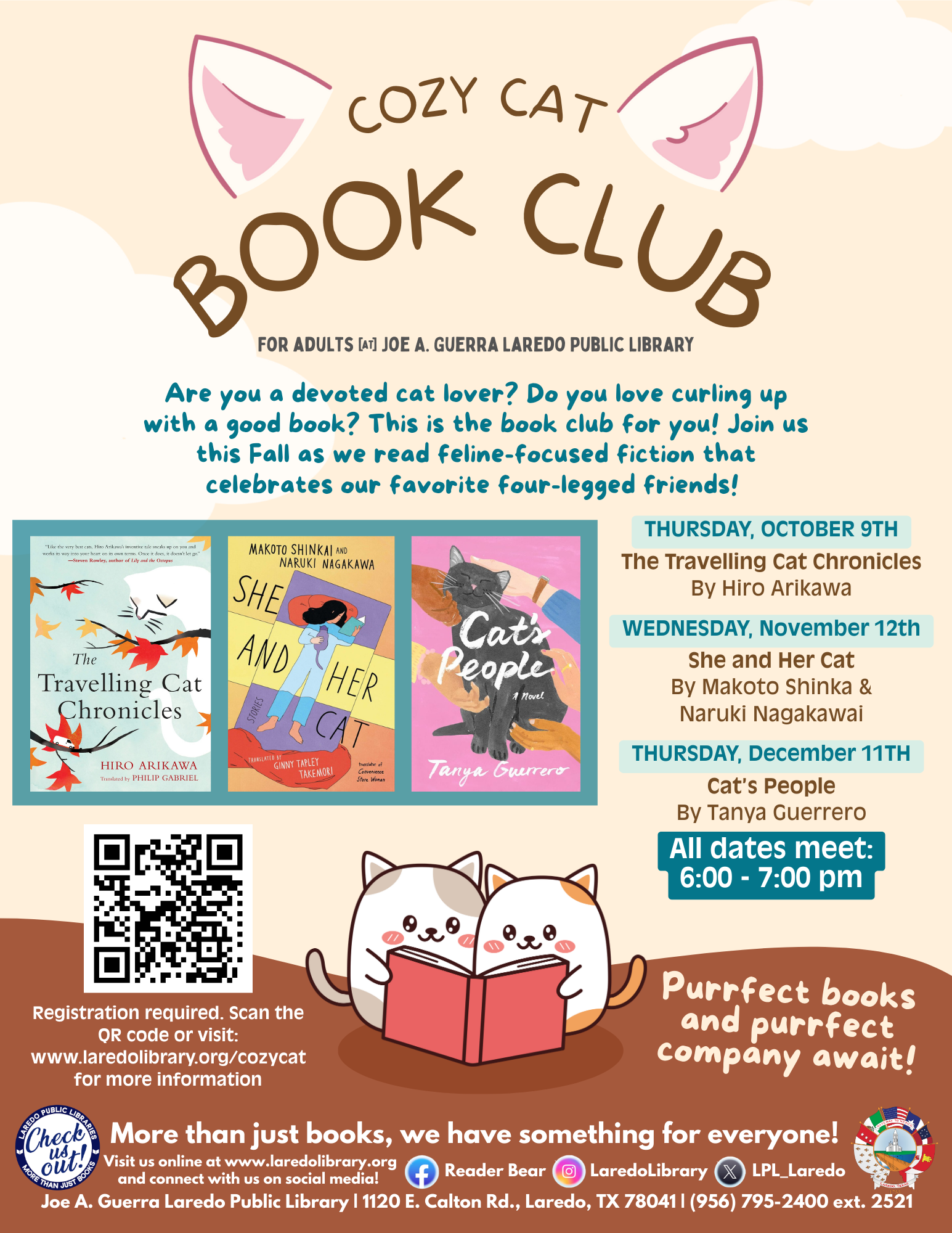 Cozy Cat Book Club