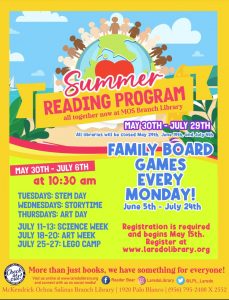 Children's Summer Reading Program 2023 @ MOS