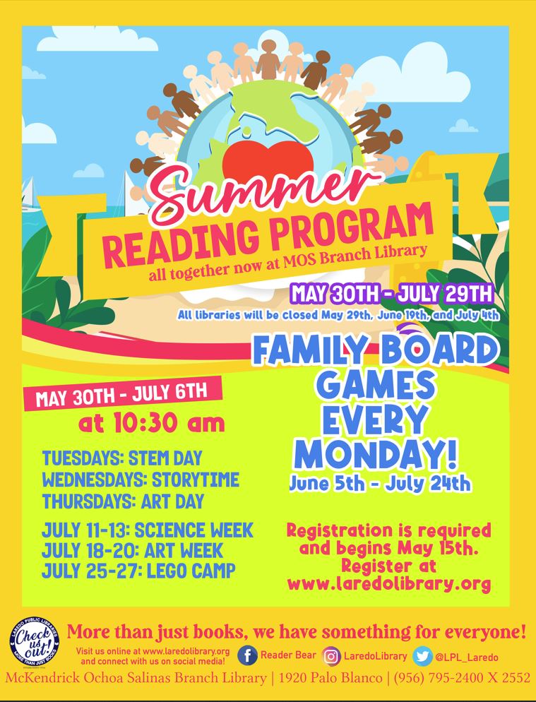 Children’s Summer Reading Program 2023 @ MOS Children’s Summer Reading Program 2023 @ MOS