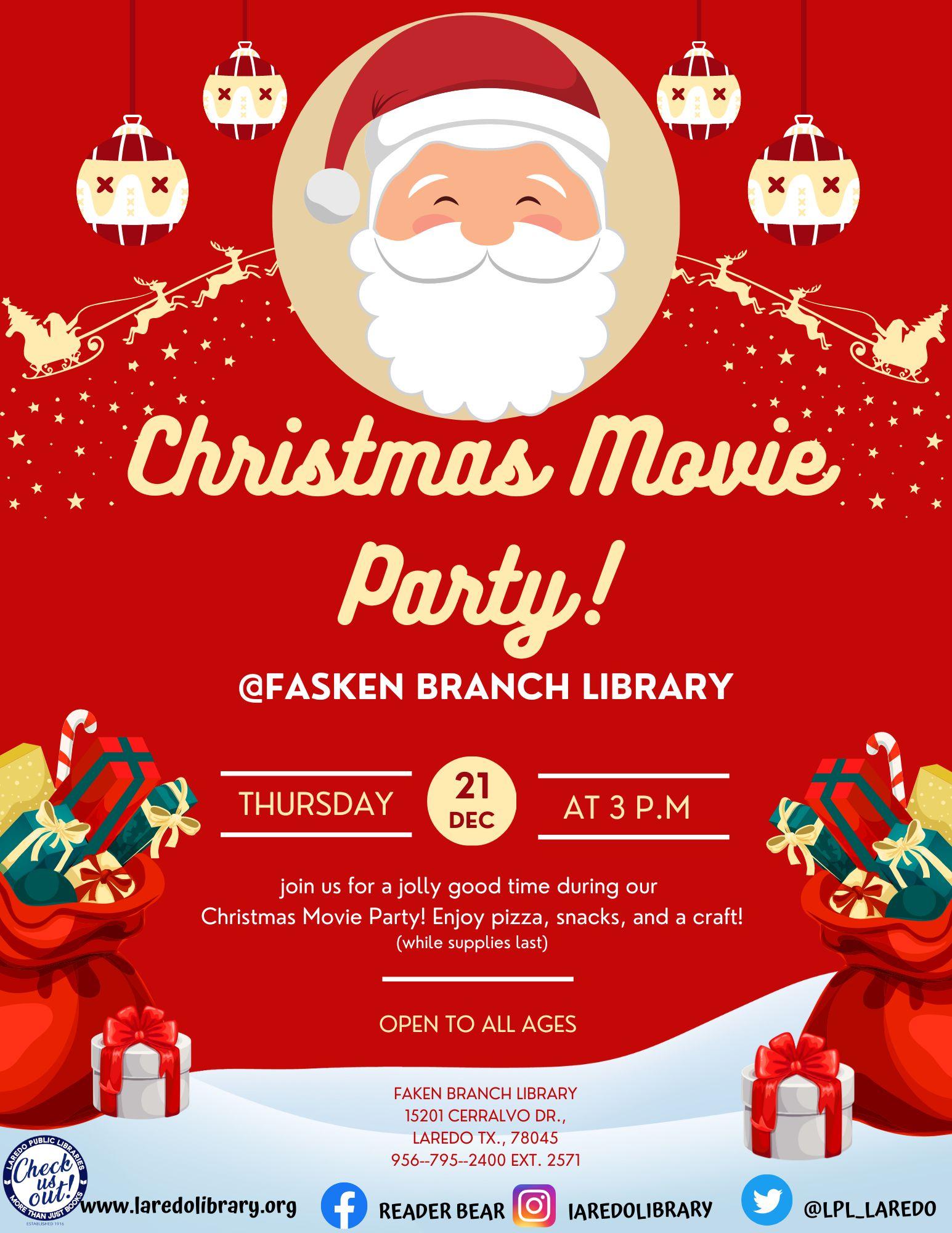Christmas Movie Party!