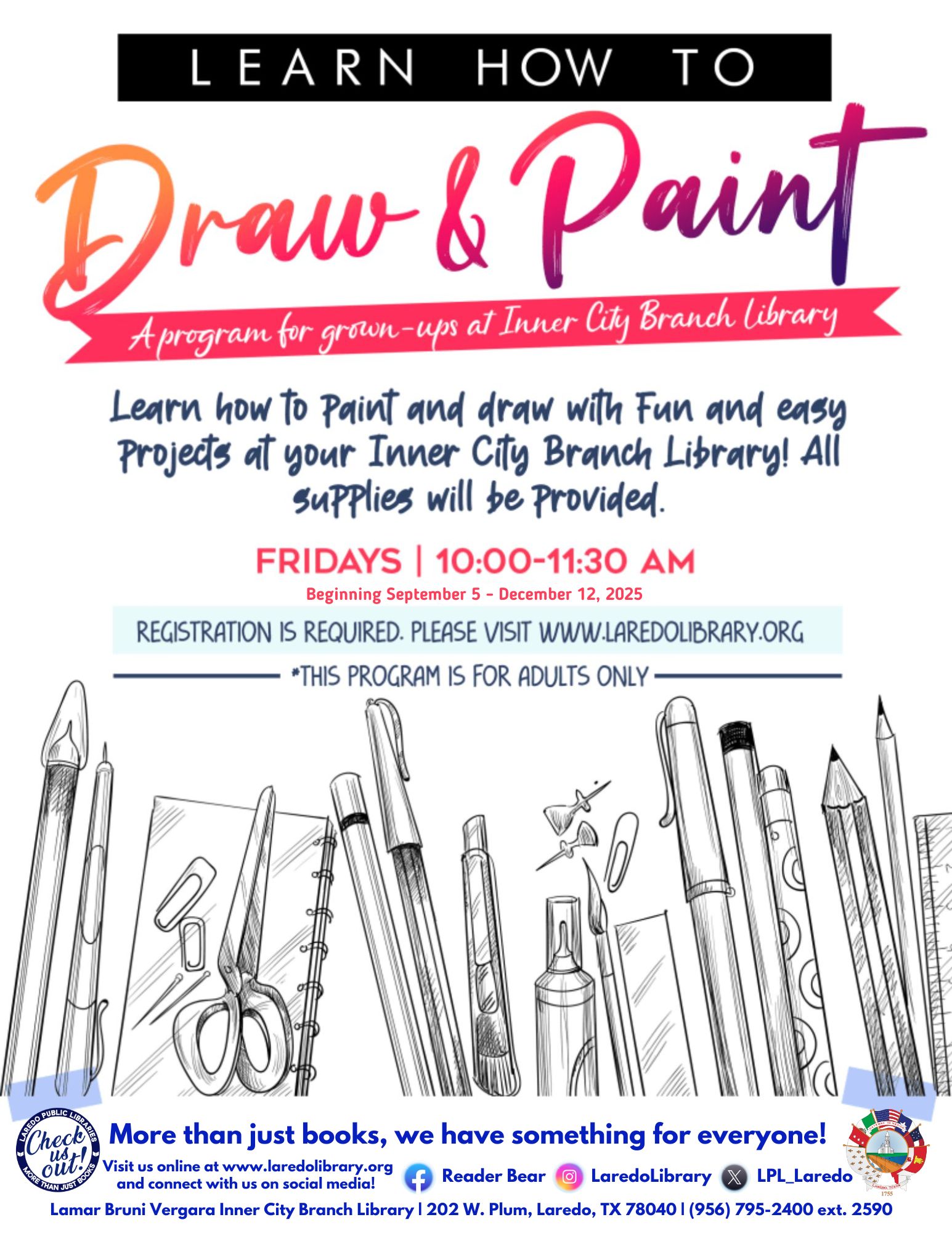 Learn How to Draw & Paint Registration Begins!