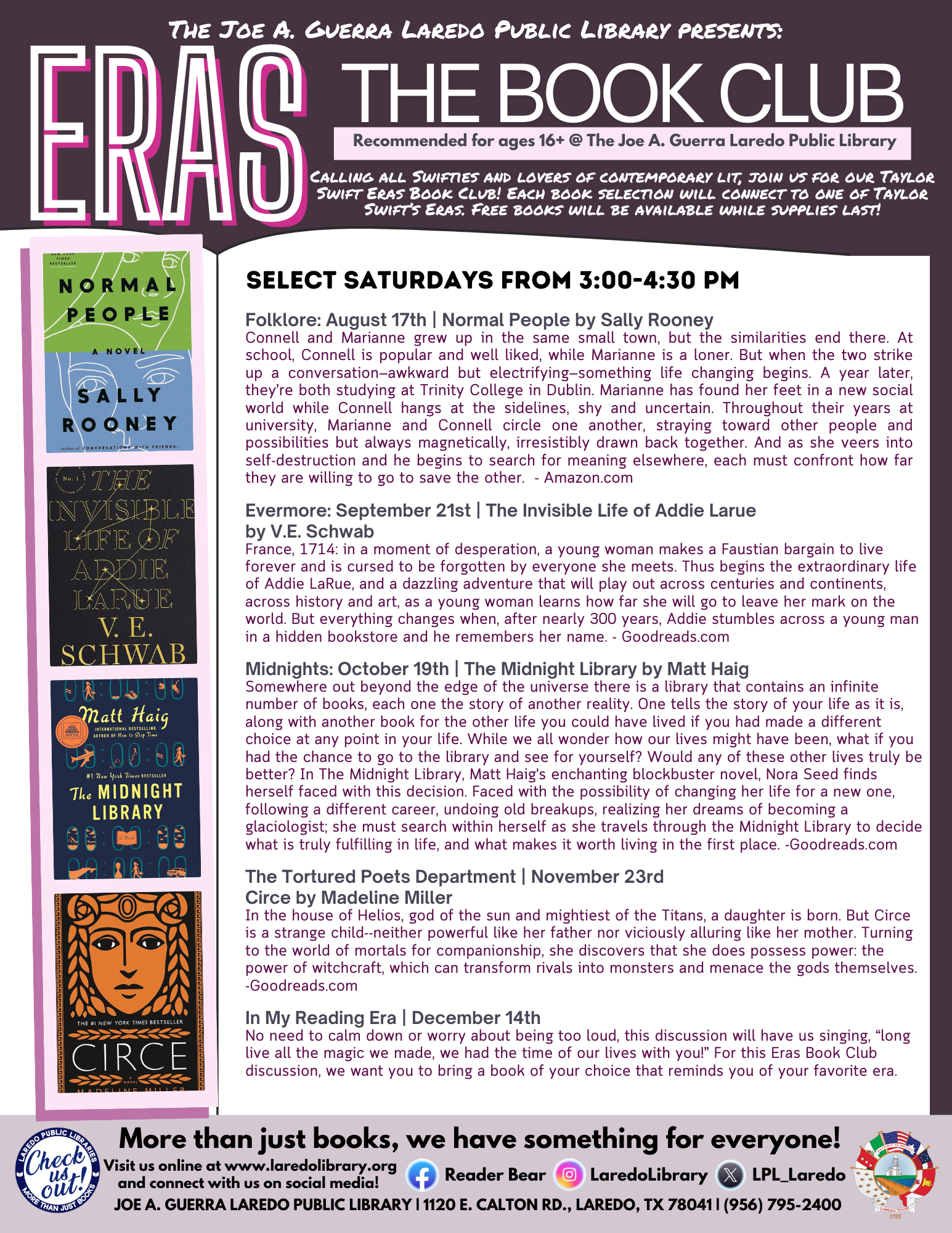 Eras Book Club Eras Book Club