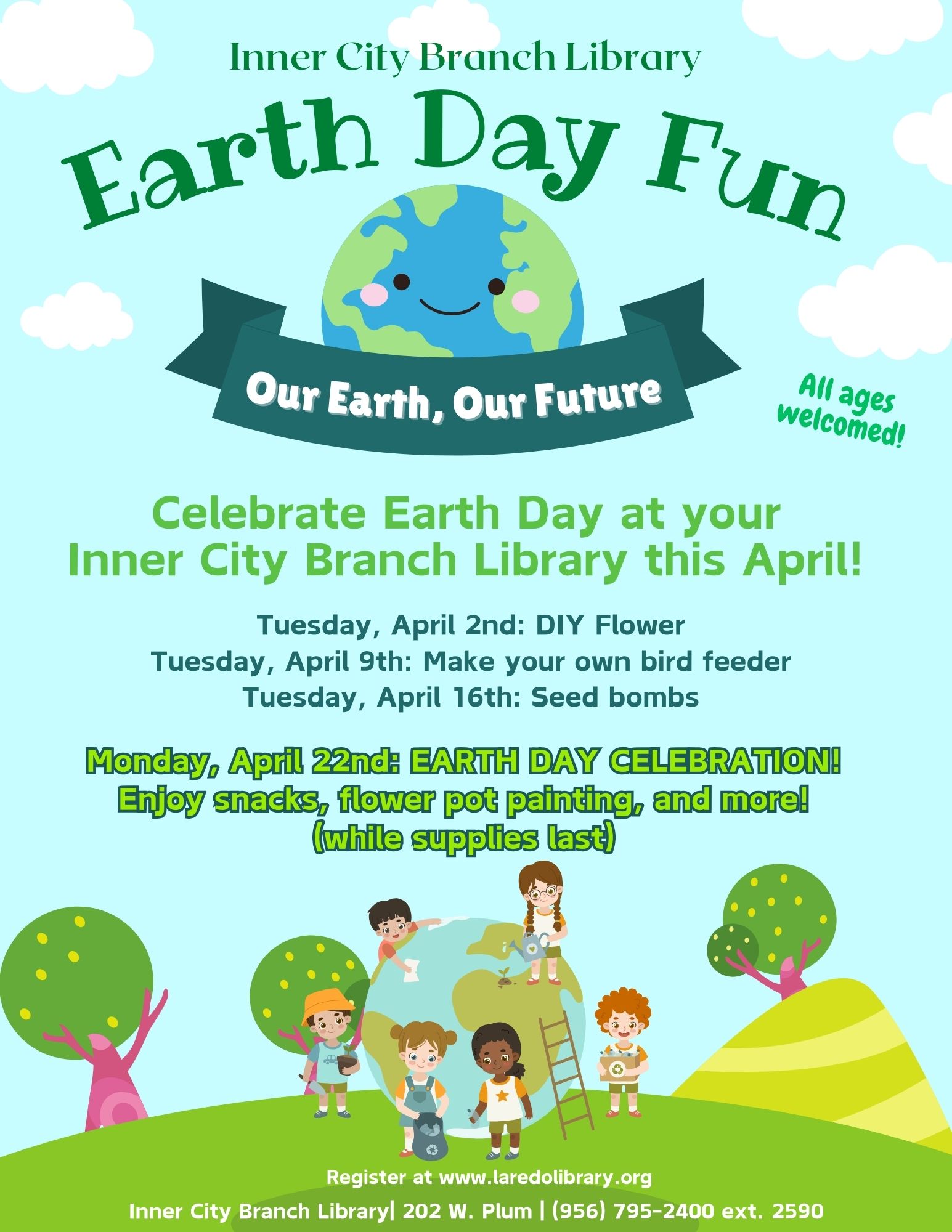 Earth Day Fun! Laredo Public Library