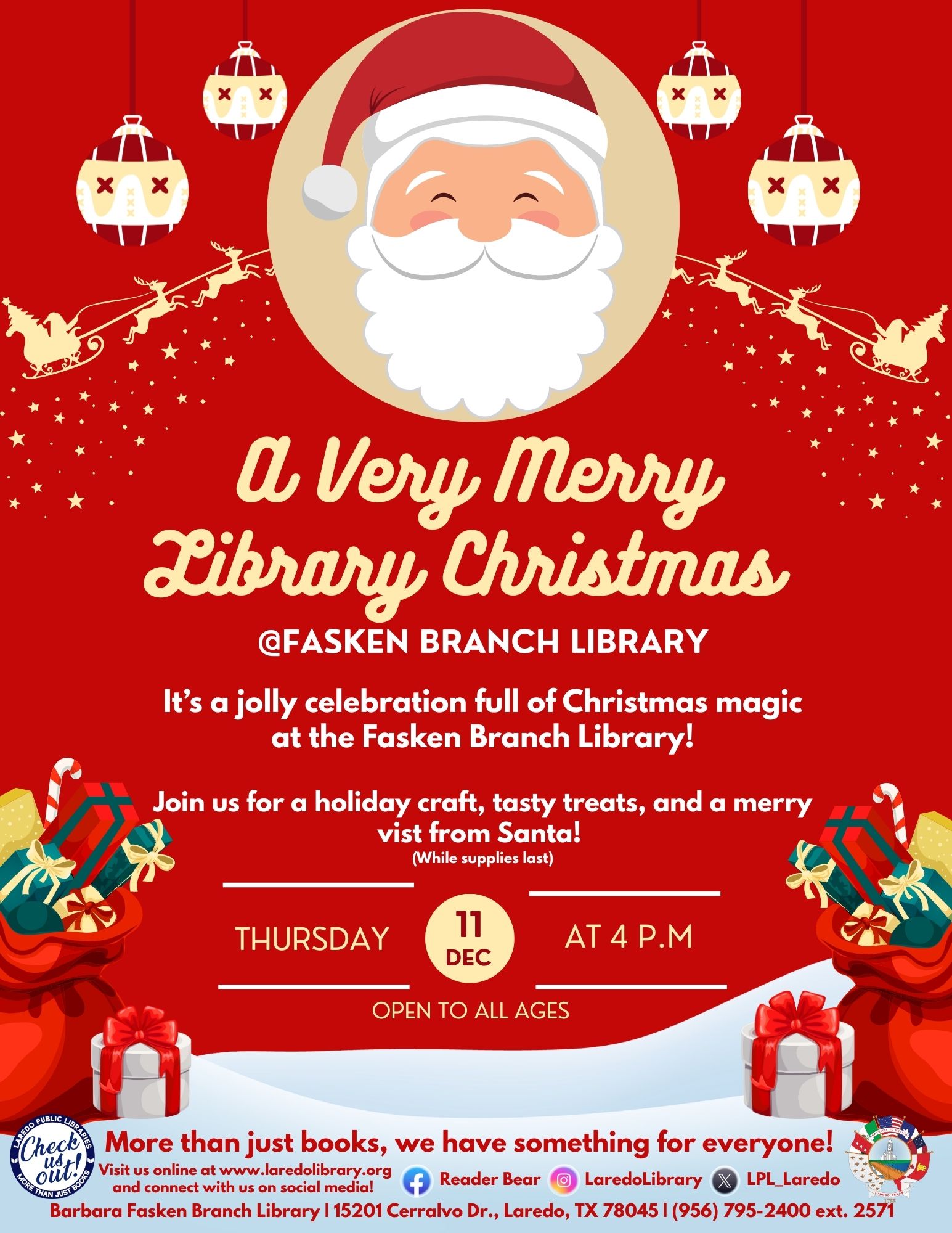 A Very Merry Library Christmas at Fasken