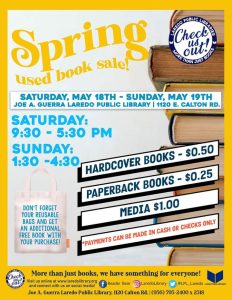 Spring Used Book Sale @ Joe A. Guerra Laredo Public Library