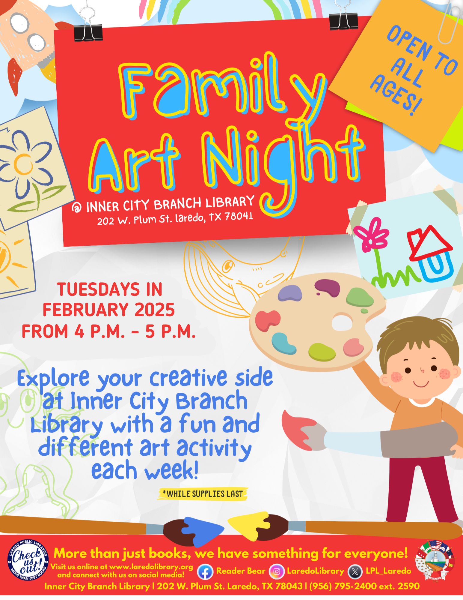 Family Art Night Registration Begins
