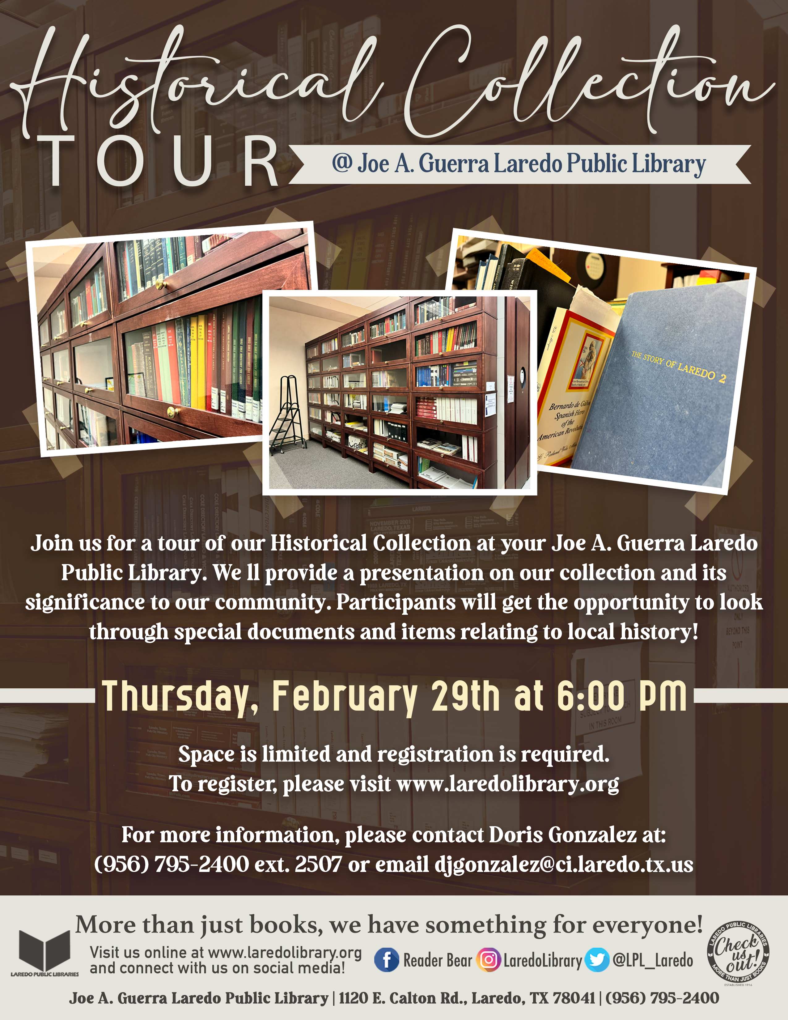 Historical Collection Monthly Tour