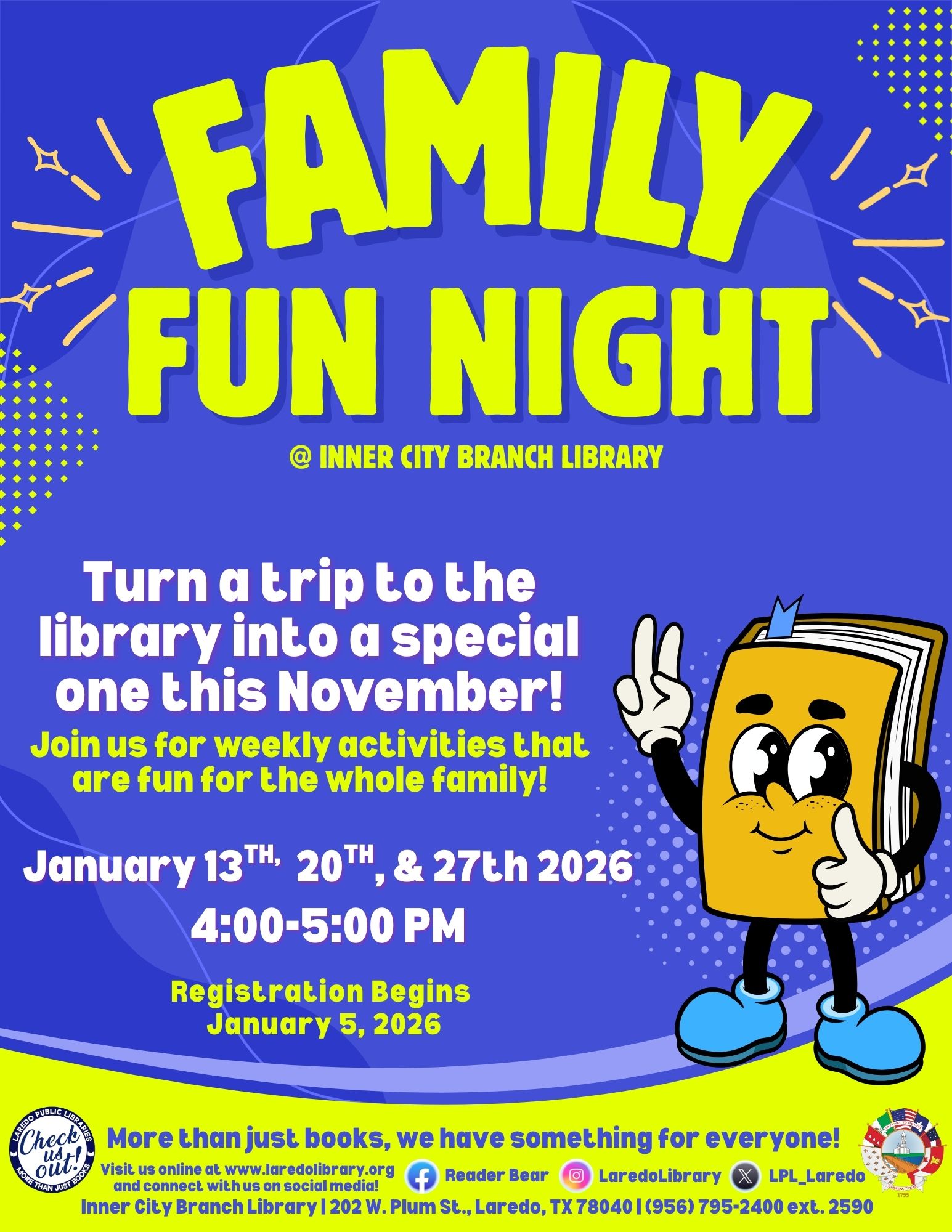 Family Fun Night at Inner City Library