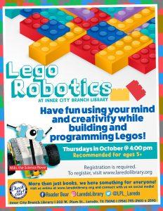 LEGO Robotics Registration Begins @ Inner City Branch Library