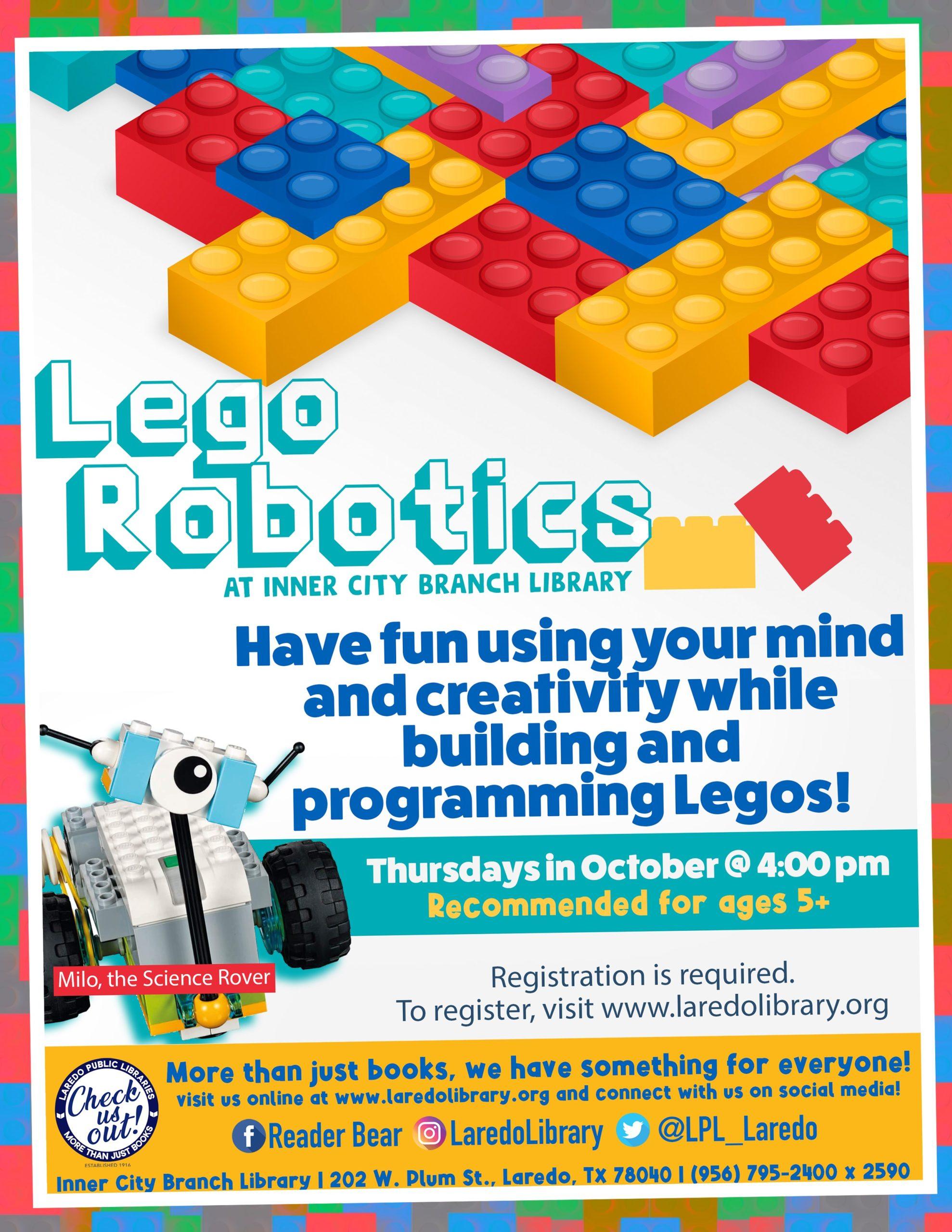 LEGO Robotics Registration Begins