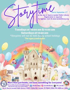 Storytime Registration Begins