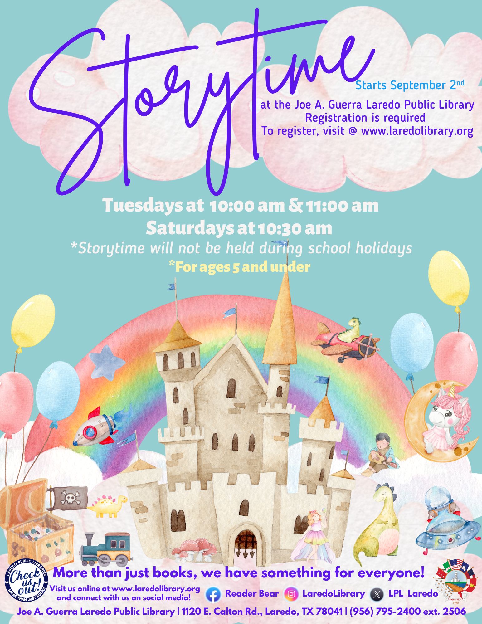 Storytime Registration Begins