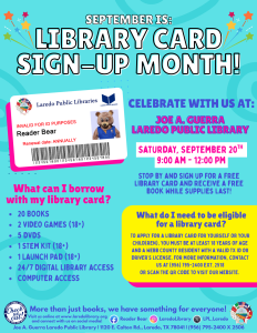 Library Card Sign Up!