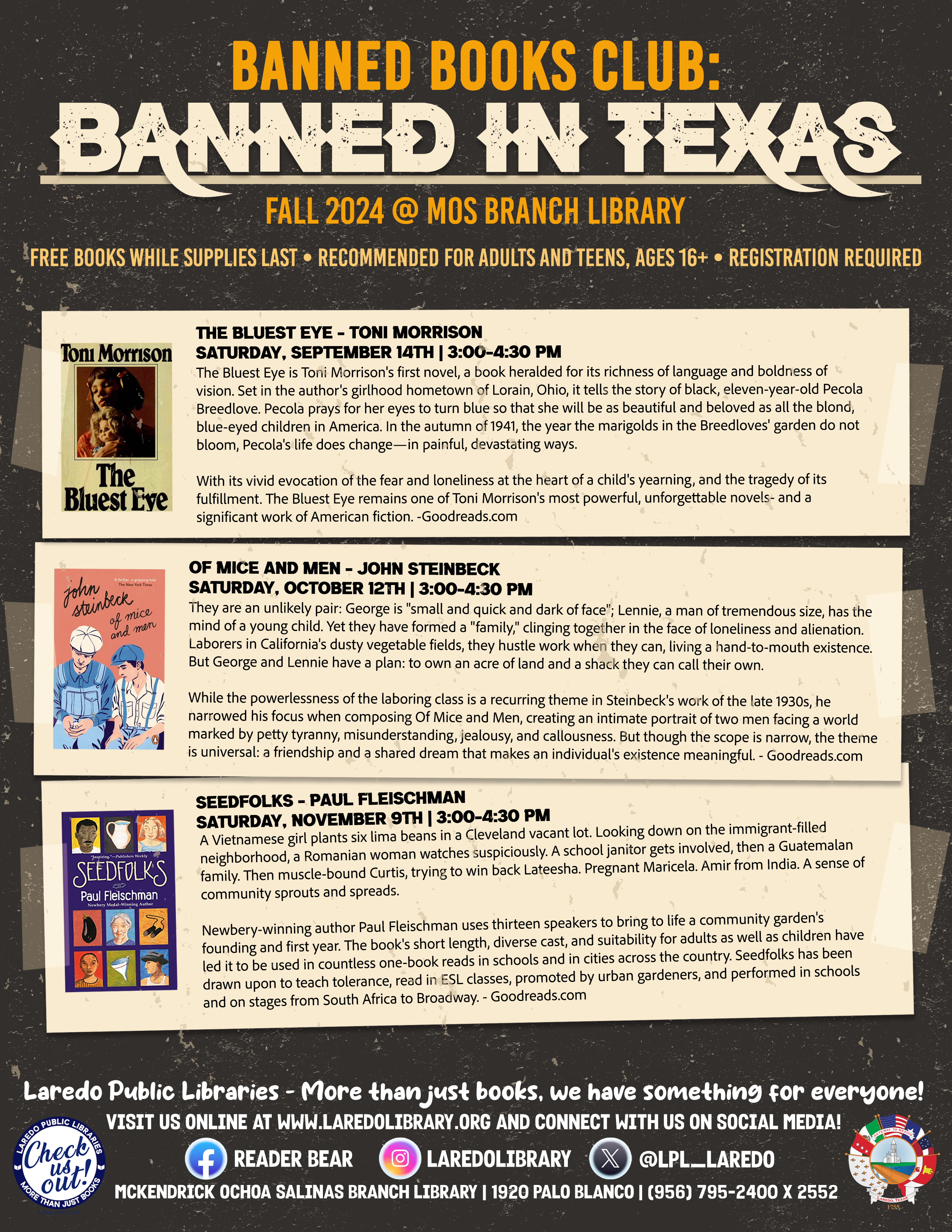 Banned Books Club: In Texas Edition Banned Books Club: In Texas Edition