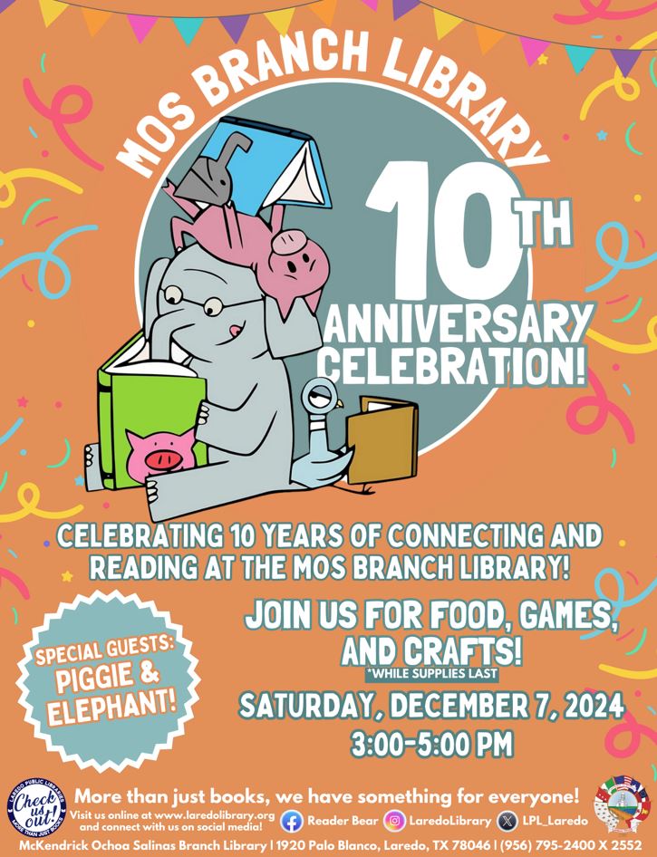 MOS Branch Library 10th Celebration MOS Branch Library 10th Celebration