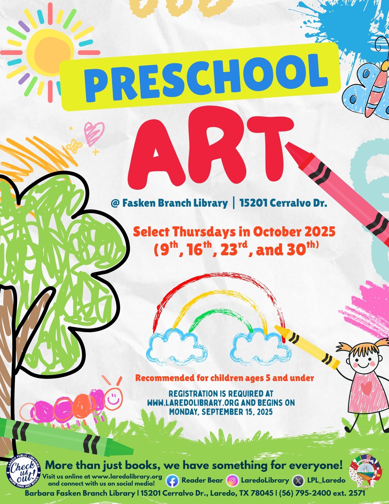 Preschool Art Registration Begins!