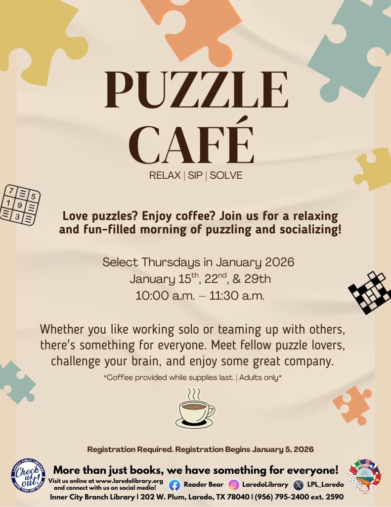 Puzzle Cafe Spring 2026