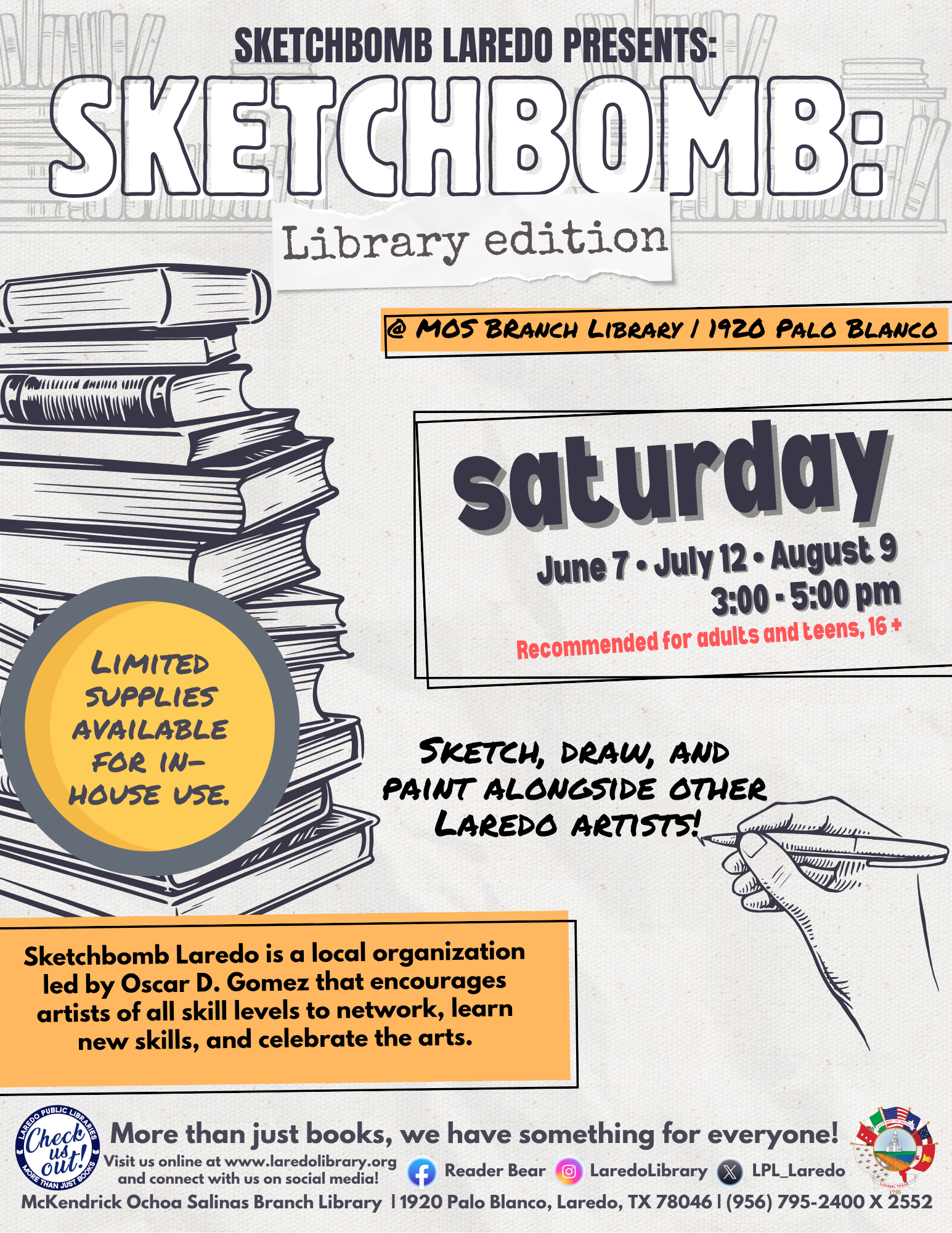 Sketchbomb-Library Summer Sessions