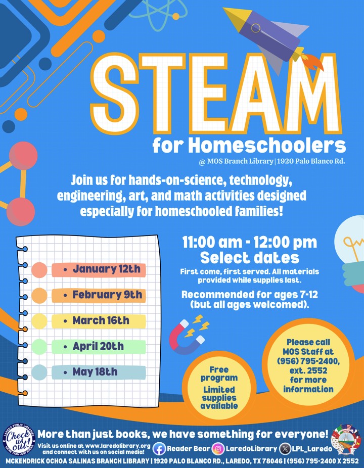 STEAM for Homeschoolers @ MOS Library