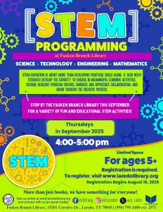 STEM Programming! @ Fasken Branch Library