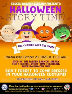 Storytime Halloween @ Barbara Fasken Branch Library