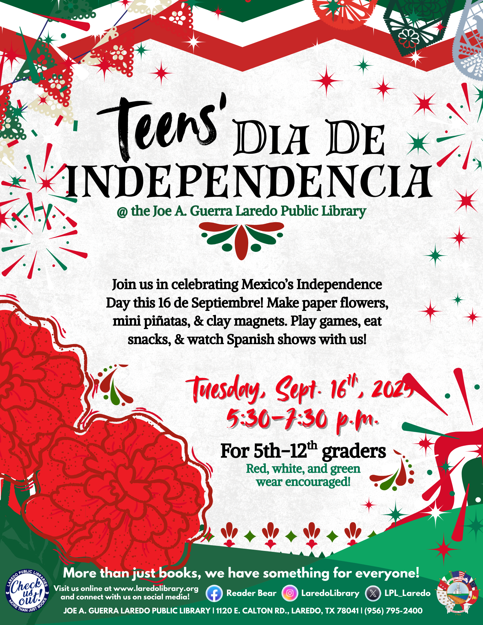 Teens’ Día de Independencia
