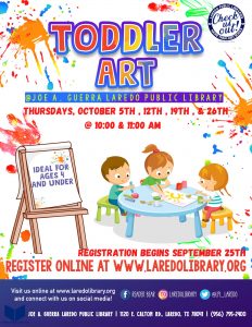 Toddler Art Registration Begins