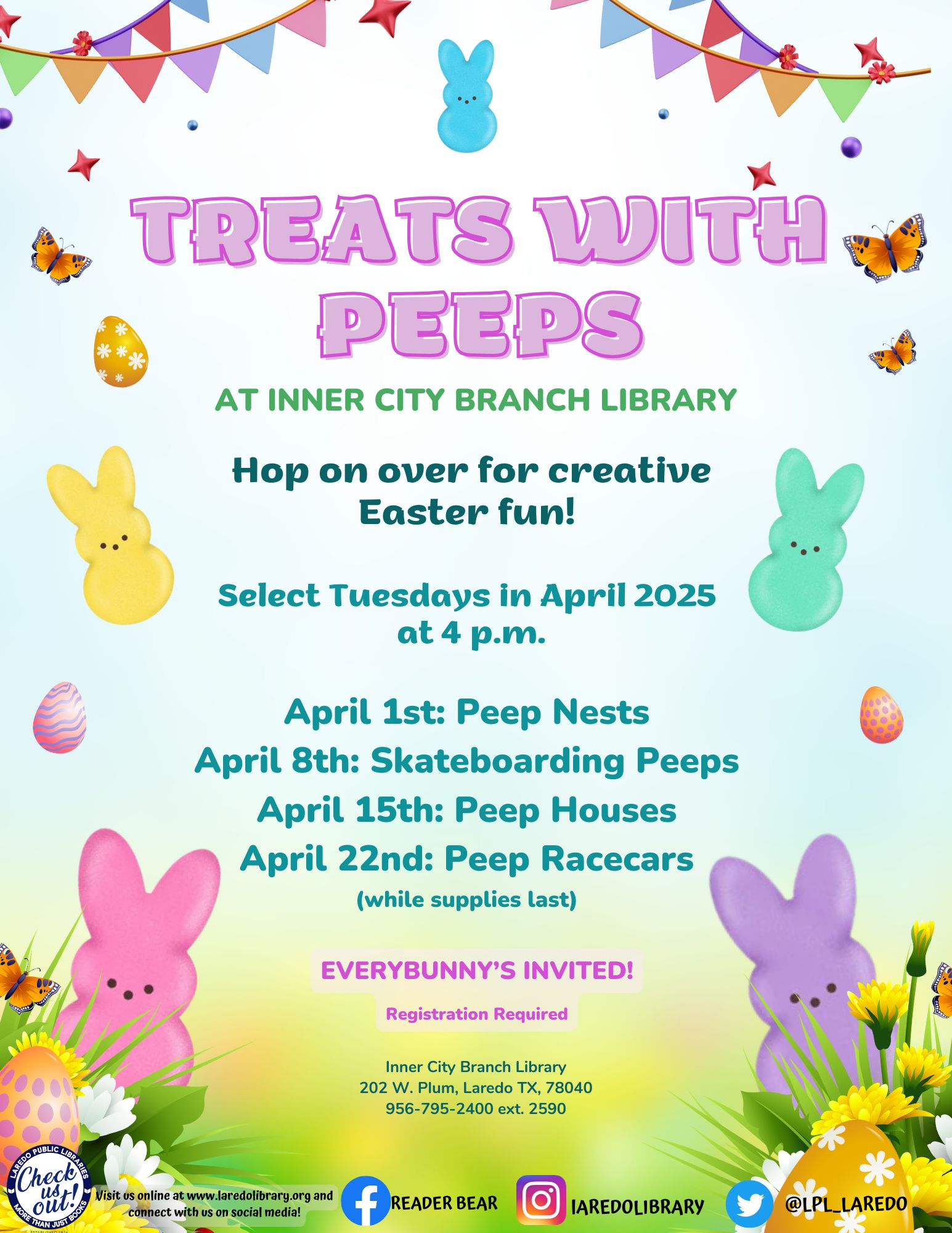 Treats with Peeps Registration Begins!