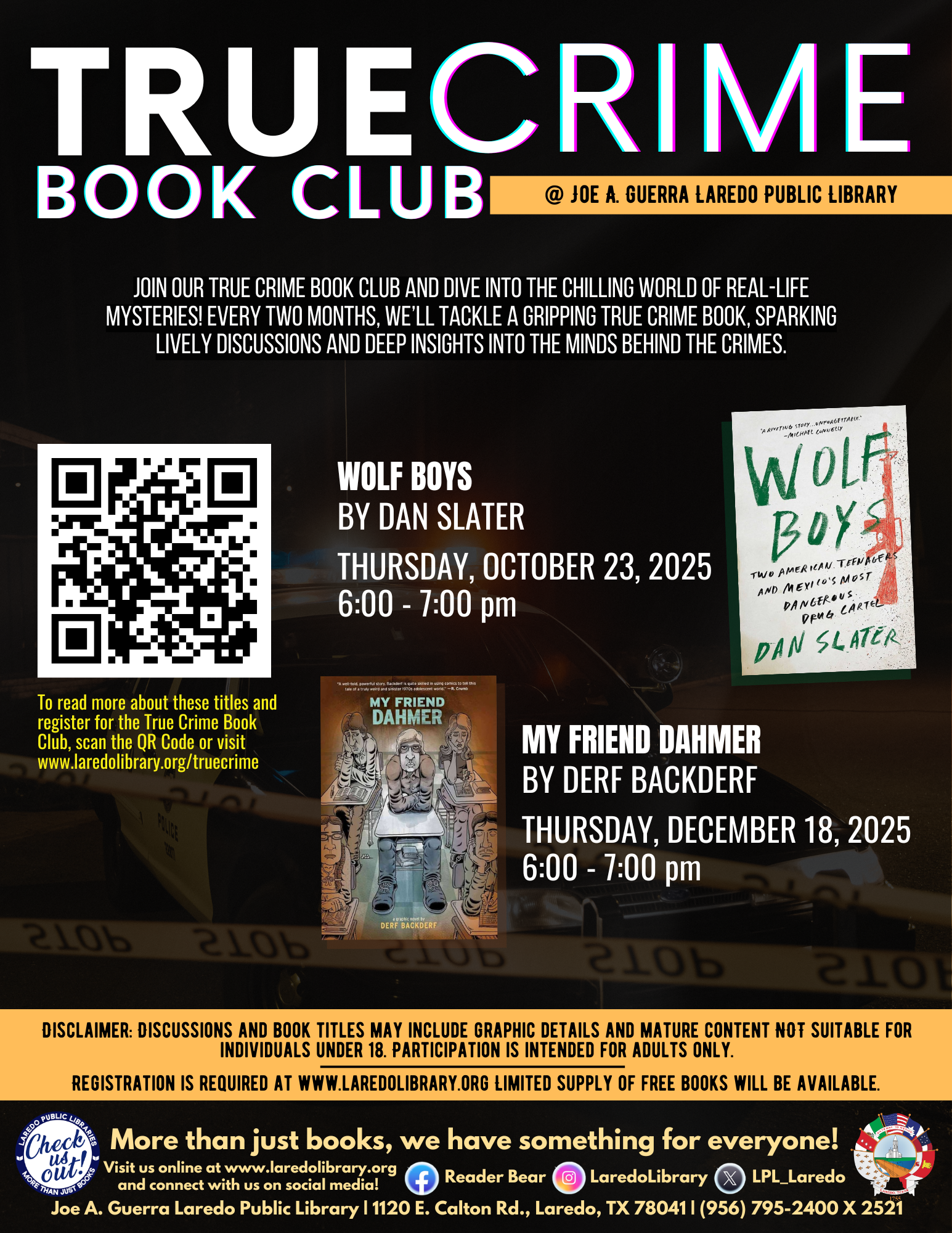 True Crime Book Club Fall